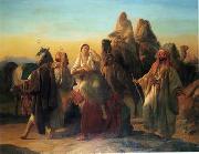 unknow artist Arab or Arabic people and life. Orientalism oil paintings  443 oil on canvas